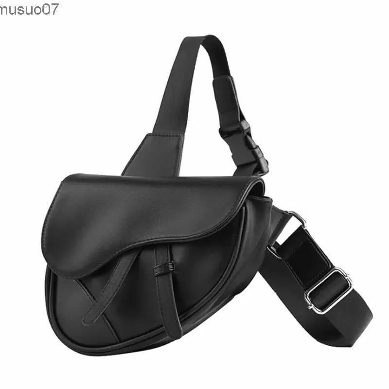 Сумки-мессенджеры, Новое поступление, седельная сумка через плечо, нагрудная сумка для отдыха, поясная сумка из искусственной кожи, персонализированная модная брендовая сумкаL2403