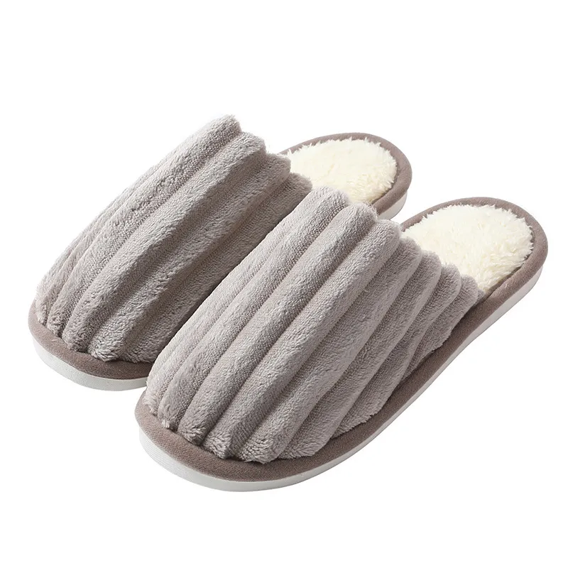 GAI LAYUE pantoufles en coton femmes hiver rester à la maison avec des semelles épaisses antidérapantes et des pantoufles chaudes en peluche 37111