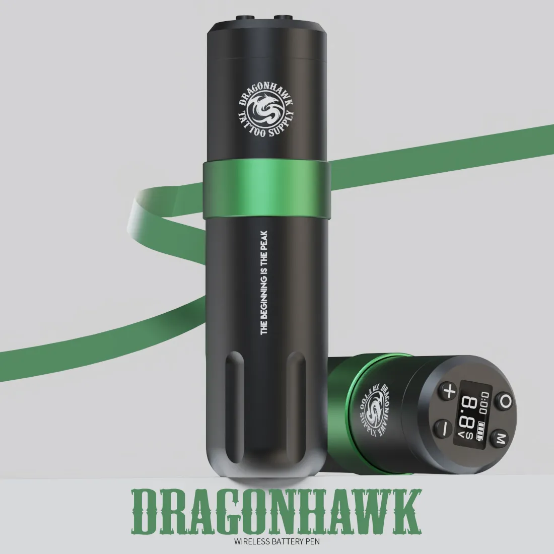 Dragonhawk Wireless Tattoo Pen Professional Brushless Motor Liner Shader Working Mode Machine WQP-212