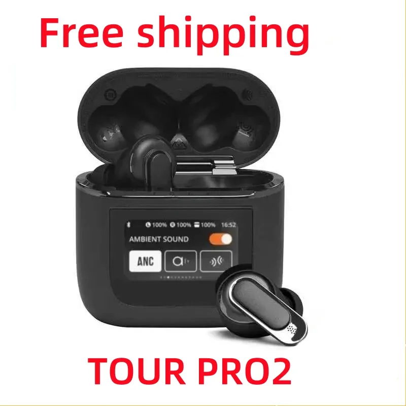 Mobiele telefoon-oortelefoon TOUR PRO 2 ANC Echte draadloze oortelefoon Ruisonderdrukkende Bluetooth-hoofdtelefoon TWS-oordopjes Kleine sport Waterdichte hoofdtelefoon