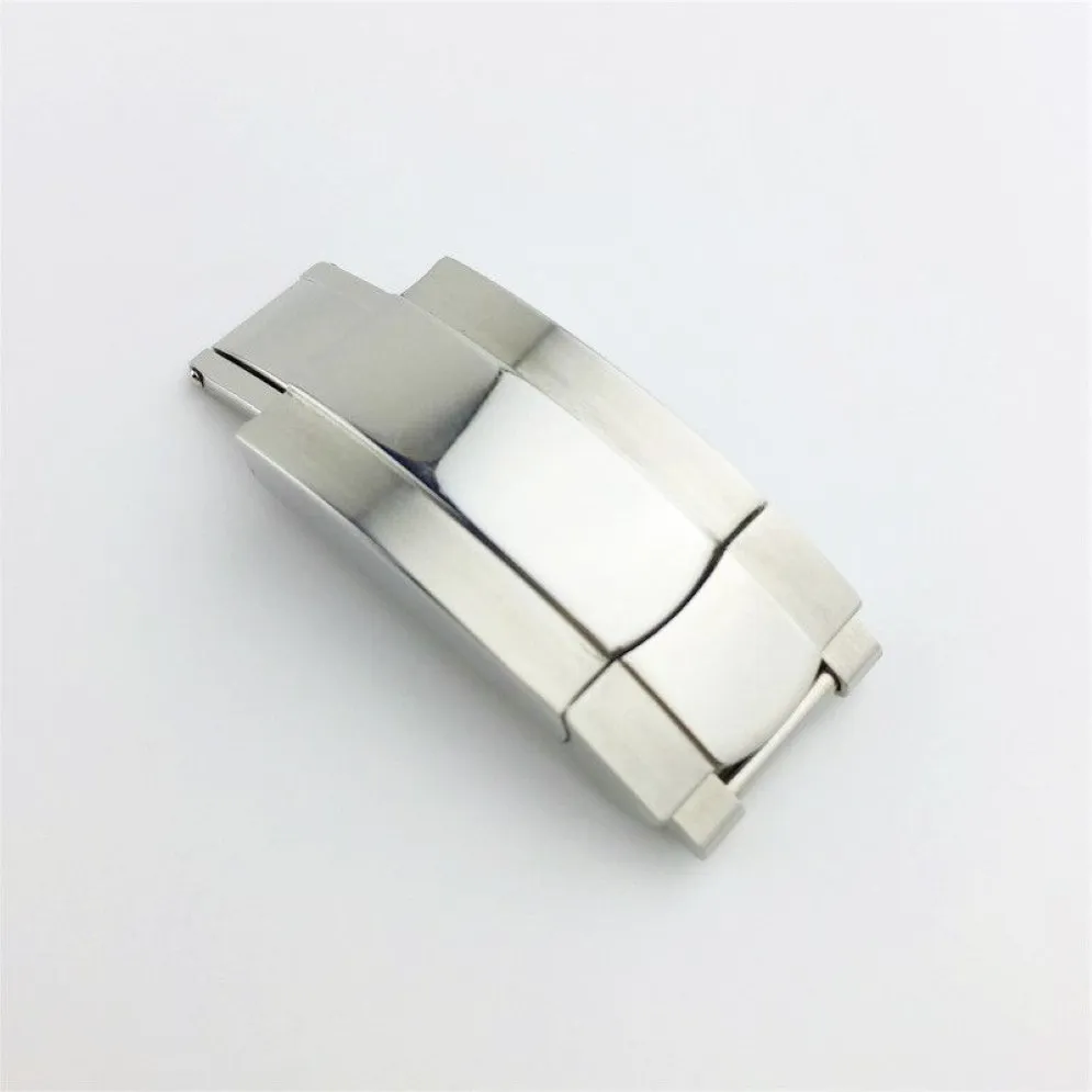 Whole Stainless Steel Watch Buckle Folding Clasp For fit RX watch band buckle clasp replace 16mm 9mm Butterfly Clasp192A