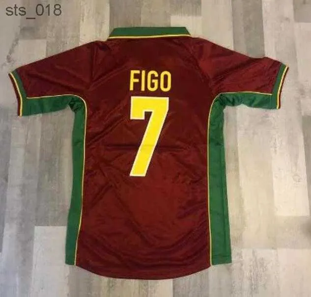 Maglie da calcio Retro RUI COSTA FIGO NANI Maglie da calcio classiche Camisetas futbol VintageH240307