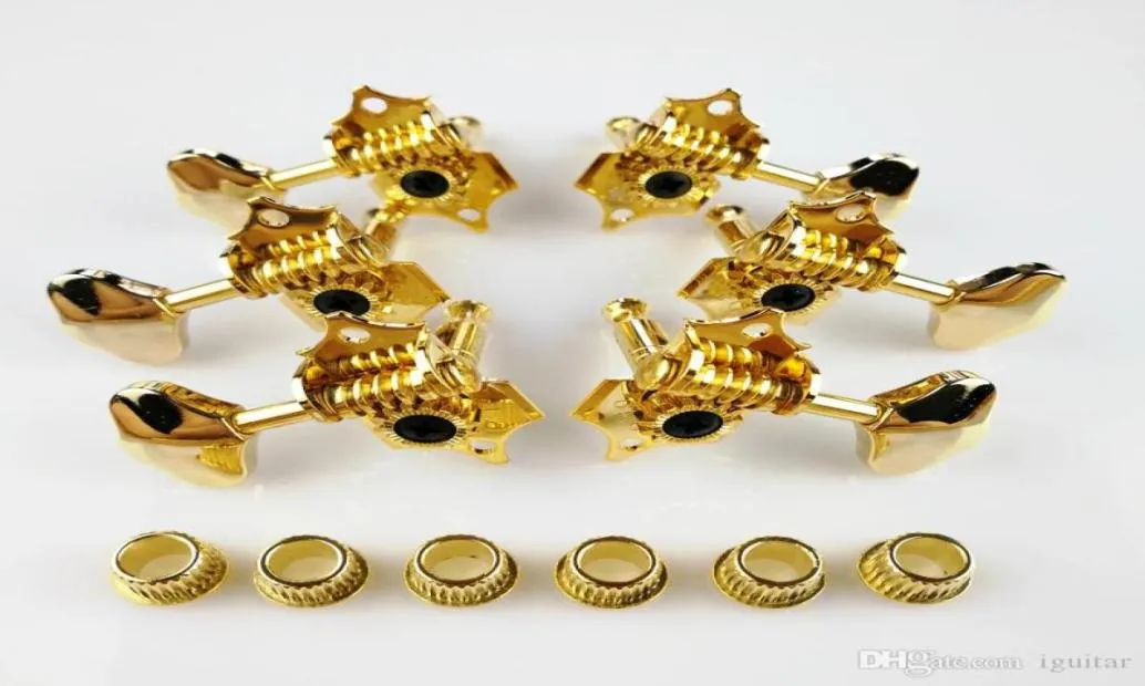 Grover Vintage Guitar Machine Heads Tuners Gold Tuning Pegs sans emballage d'origine 8642965