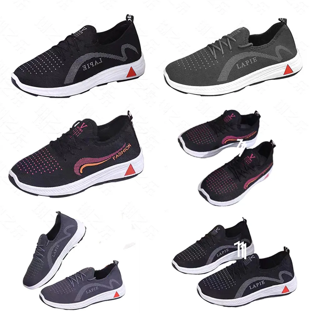 New Soft Sole Anti slip Middle and Elderly Foot Massage Walking Shoes, Sports Shoes, Running Shoes, Single Shoes, Men's and Women's Shoes 39