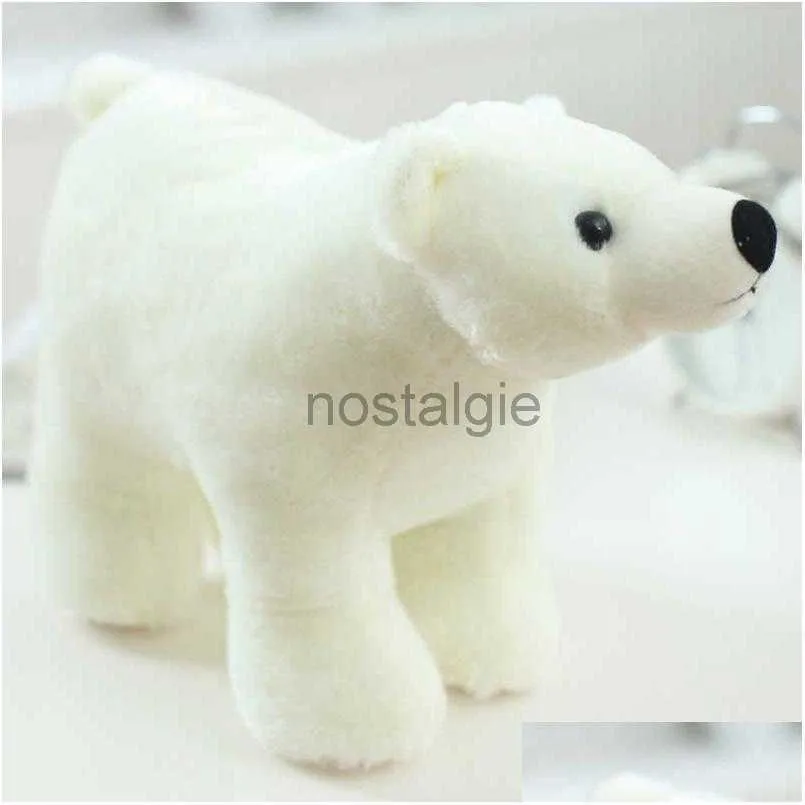 Animais de pelúcia recheados 20/25/35/45cm Super adorável urso polar família aplacando brinquedo presente para crianças M065 Q0727 Drop Delivery Toys Gi Otxk6 240307