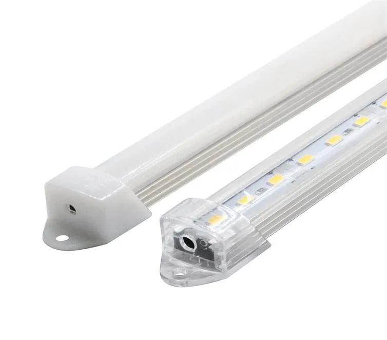 50cm DC 12V 36 SMD 5630 LEDハードリジッドLEDストリップバーライト付きUアルミニウムチャネルとPCカバー7615444