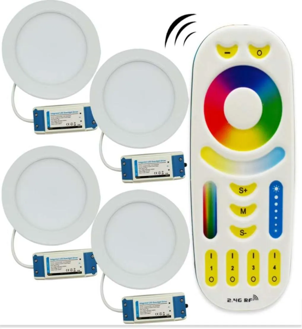 Milight – plafonnier Led avec panneau Led, 12W, variable, AC85265V, RGBCCT, éclairage intérieur de cuisine, 24G RF, télécommande sans fil, 1979469