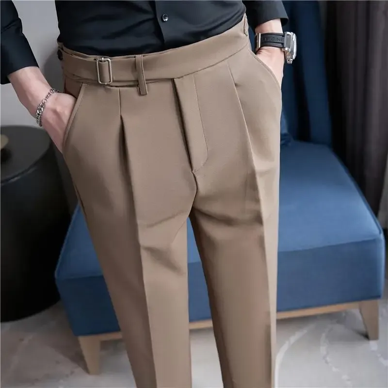 Pants Dress Pants For Men High Quality New Korean Luxury Clothing All Match Slim Fit Casual Suit Pants Business Men's Formal Trousers