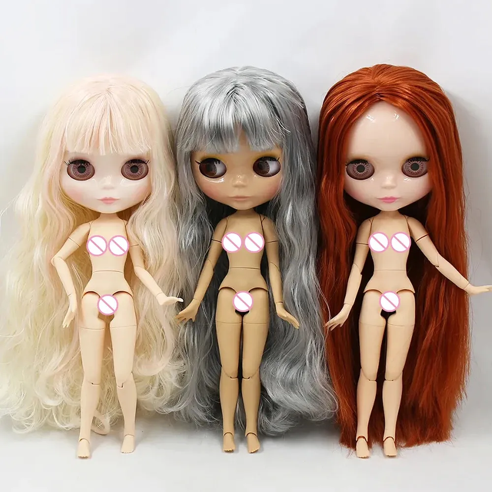 Lodowe DBS Blyth lalka 19 stawy Body 30cm Doll Matteglossy twarz lalka z dodatkowymi rękami DIY zabawka dla dziewcząt 240305