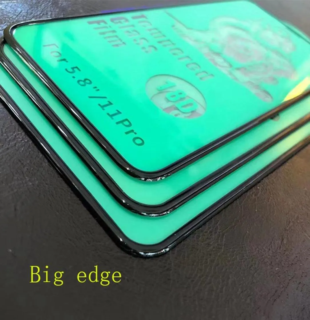 18d Full Cover TPU Edge Soft Edge Tempered Glass Phone Screen Protector för iPhone SE 2020 iPhone 11 Pro Max XR XS Max 8 7 6 Plus 1858594