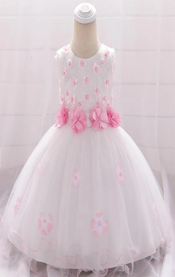 2019 vestido de batismo recém-nascido para bebês meninas roupas vestidos de festa e casamento vestidos de princesa menina 1º aniversário 0 2 3 6 meses y17792101