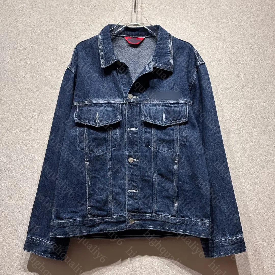 Veste de nouveau en jean 24SS, veste de tendance de la mode print