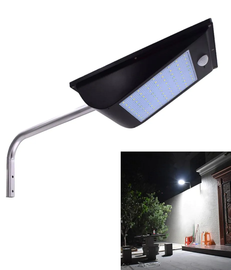 11000mah Güneş Bahçesi Işığı 110LED Süper Parlak Hareket Sensörü Işık Güvenlik Steir Light Pole 3 Modlu Uzaktan Kontrol 4382563