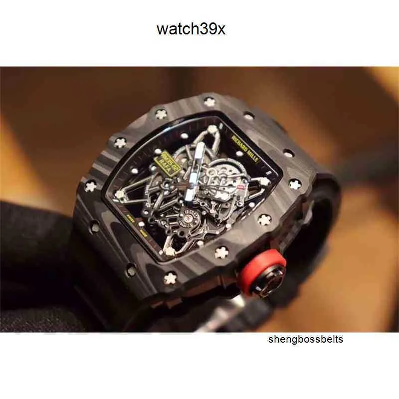 Rakish Mechanical Cool Wrist Watches TV Factory RM055 Mens Silicone 2023 New Luxury Style 2o