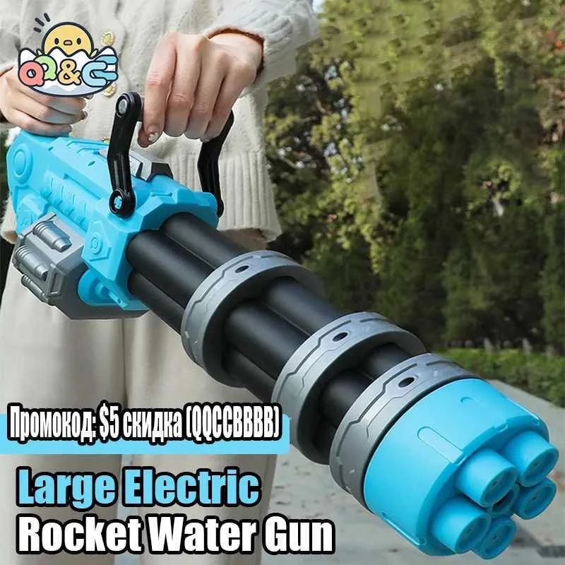 Gun Toys Large Electric Water Gun Automatic Continuous Launch Toy High Pressure Guns Summer Beach Adult Boys Outdoor Games Toys For Kidl2403