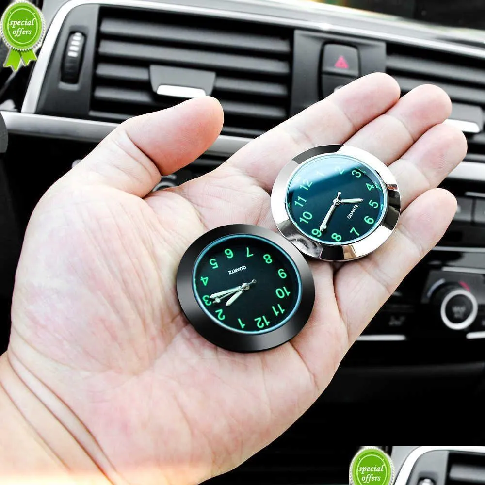 Décorations intérieures Nouvelle horloge de voiture Accessoires d'ornement lumineux pour Benz Amg A B C E S R G Classe Glk Gla Glc Glb Gle Cls Cla Drop Del Dhmr4