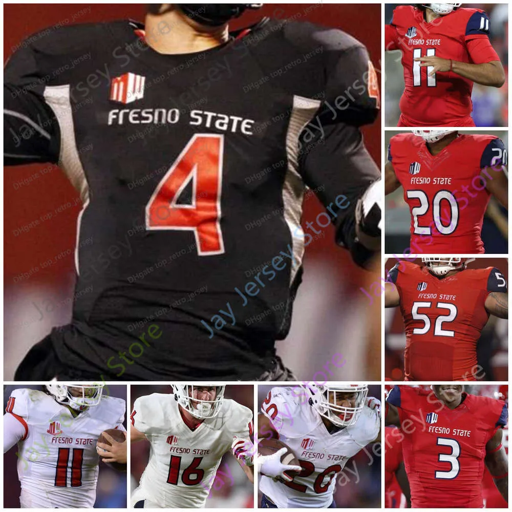 2020 Custom Fresno State Football Jersey NCAA College 15 Davante Adams 11 Jorge Reyna 20 Jalen Cropper 27 Zane Pope 16 Jared Rice