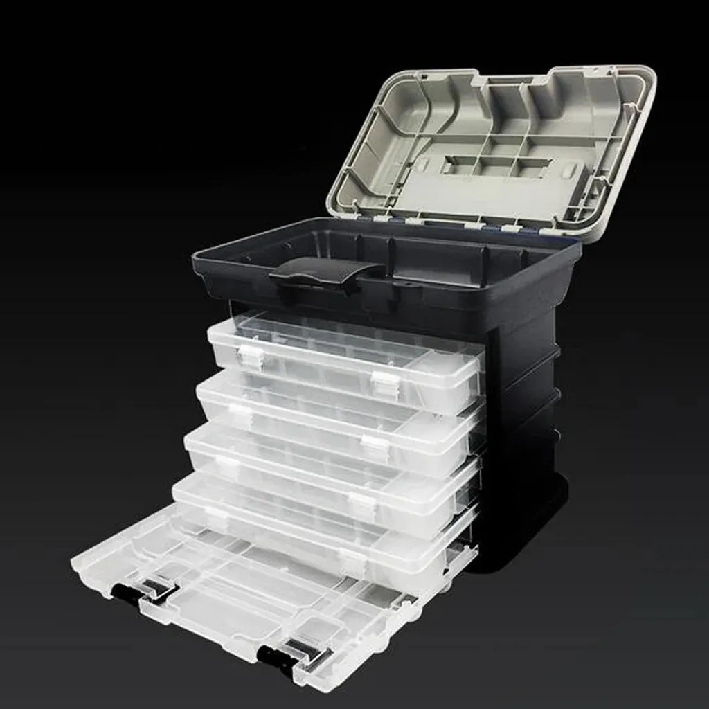 4 Drawer Fishing Tackle Box Large Shock Resistant... From Lang09, $31.18 |  DHgate.Com