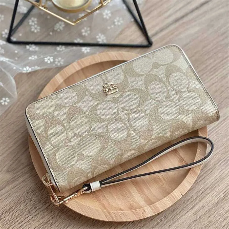 70% Factory Outlet Off Women's Long Classic Old Flower Pickup Bag Khaki Multi card Slot Hand held Change Wallet on sale