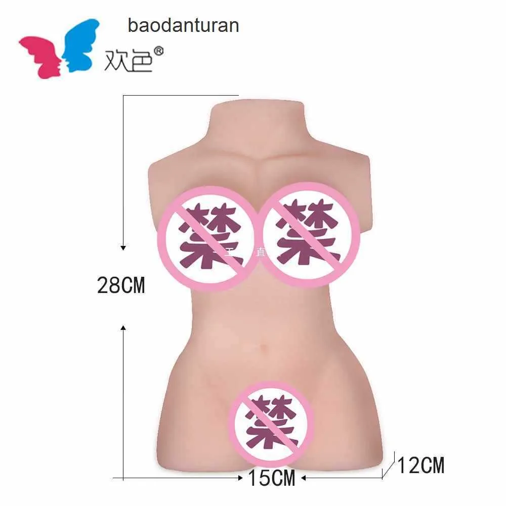 Half body Sex Doll HZY6 Shenzhen Upper Body Solid Non Inflatable 3D Adhesive Japanese Silicone Machine KG8E