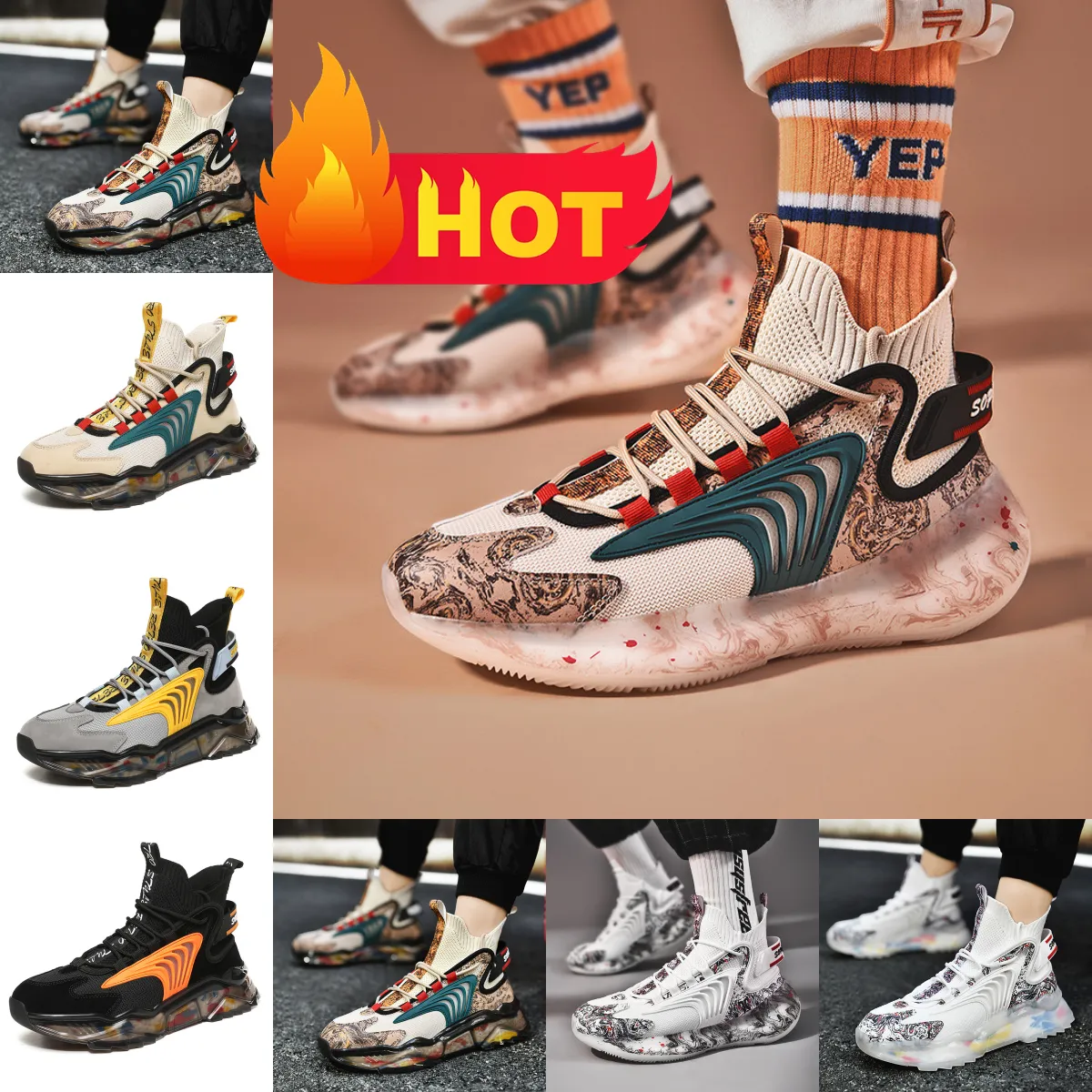 Men Hiking Shoes Outdoor Trail Classic Trekking Mountain Sneakers Mesh Leather Breathable Climbing Athletic mens trainers Sports Size 35-46