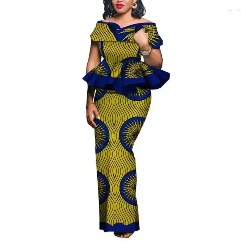 VENTE de vêtements ethniques !!!Robe africaine de fête pour femmes, ensemble de jupes traditionnelles, 2 pièces, hauts et jupes Dashiki sur mesure, grande taille