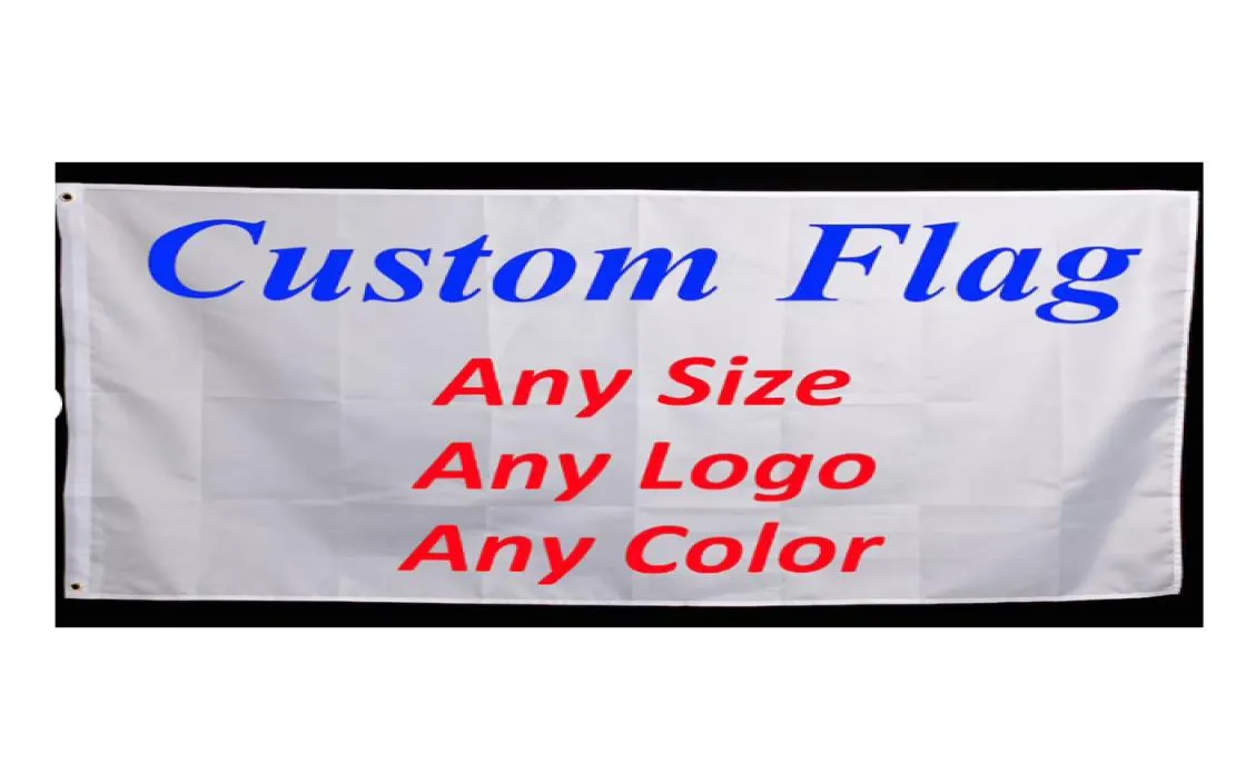 Banderas personalizadas Banners de 3x5 pies 100 poliéster impreso digitalmente para promoción publicitaria de alta calidad en interiores y exteriores con ojales de latón 7934789