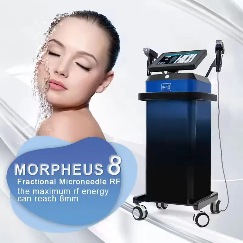 Diepte 8 huidrevolutie staande machine Gold RF Striae SKIN Care aanscherping gezichtsschoonheidsmachine