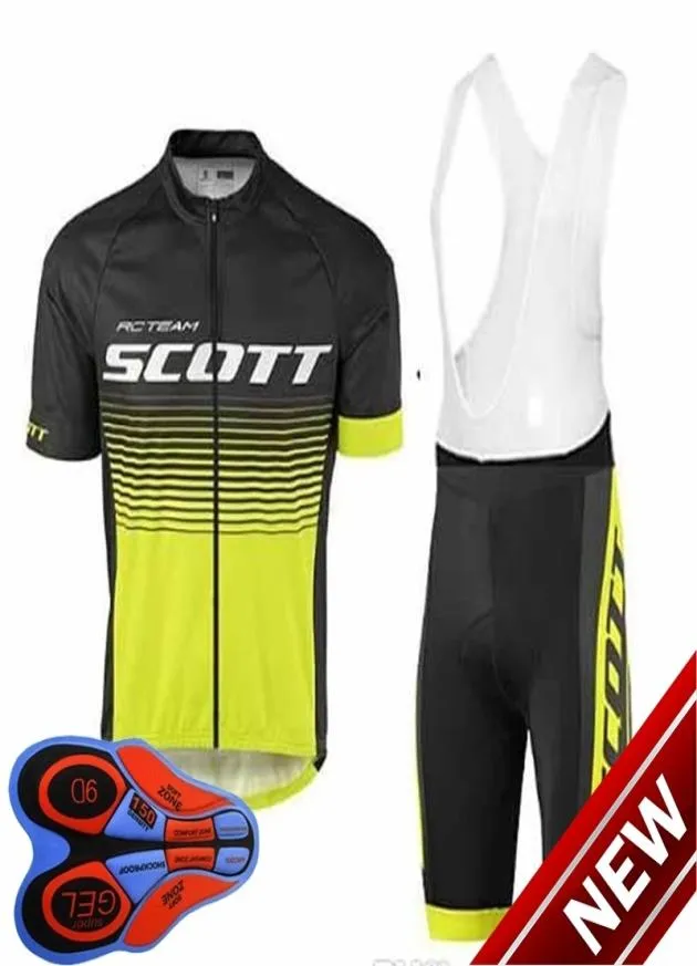 Summer Men Team Cycling Jersey Bib Pants Set Road Bicycle Clothing Quick Dry Short Sleeve Mtb Bike Outfits Sports Uniform Y1230021732621