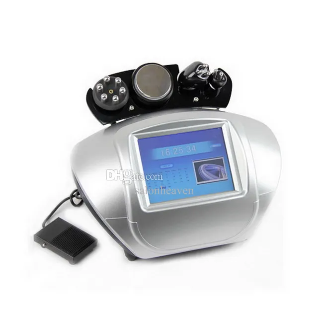 4 I 1 Ultraljudskavitation RF Body Sculpting Machine 5MHz Bipolar Tripolar RF Sixpolar RF Ultrasonic Cavitation Radio Frekvens Fat Burn Viktminskning