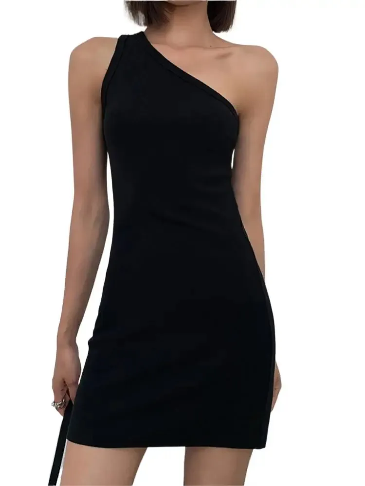 Abito corto avvolgente sexy lavorato a maglia elasticizzato Abito estivo nero da donna Abito attillato da festa Mini abito Clubwear S-5XL Abito da sera 240307