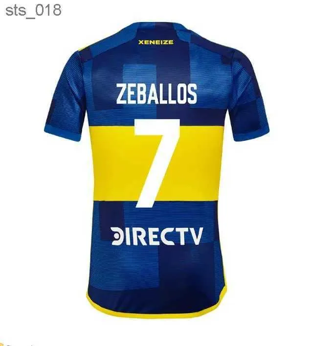 Camisas de futebol CAVANI Boca Juniors 2024 BENEDETTO MARCOS ROJO CARLITOS ROSSI TEVEZ SALVIO BARCO JANSON MEDINA camisa de futebolH240307