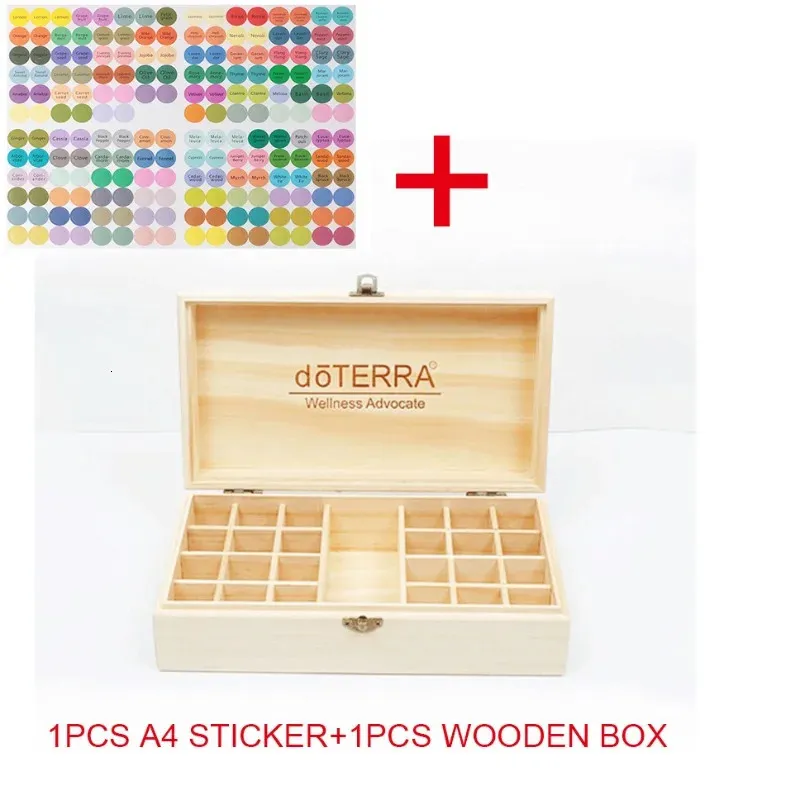 DoTERRA Essential Oil Storage Box Wooden From Ping10, $13.35