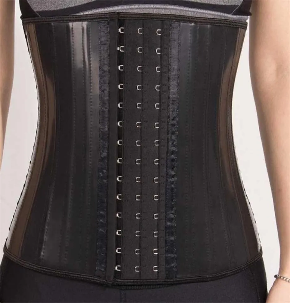 Latex Waist Trainer Corset Belly Slim Belt Body Shaper Modeling Strap 25 Steel Boned Cincher Fajas Colombianas Girdle 2201154365334