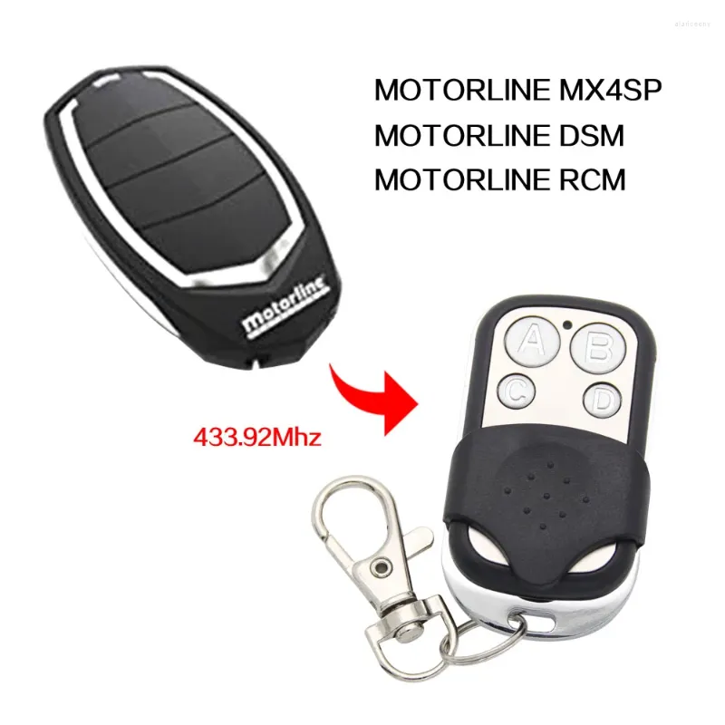 リモートコントロールMotorline RCM MX4SP DSMコントロール433MHzデュプリチェーターガレージゲートドア433.92MHzコントローラーキー