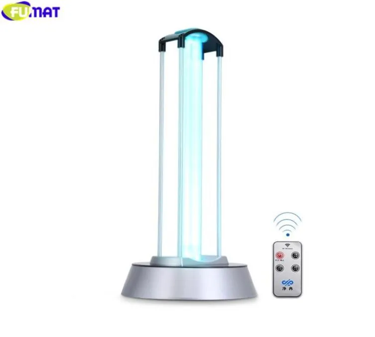 FUMAT 40W lampe de désinfection UV stérilisation à double tube lampes ultraviolettes lumière germicide UV télécommande minuterie désinfection de l'air Oz8459729