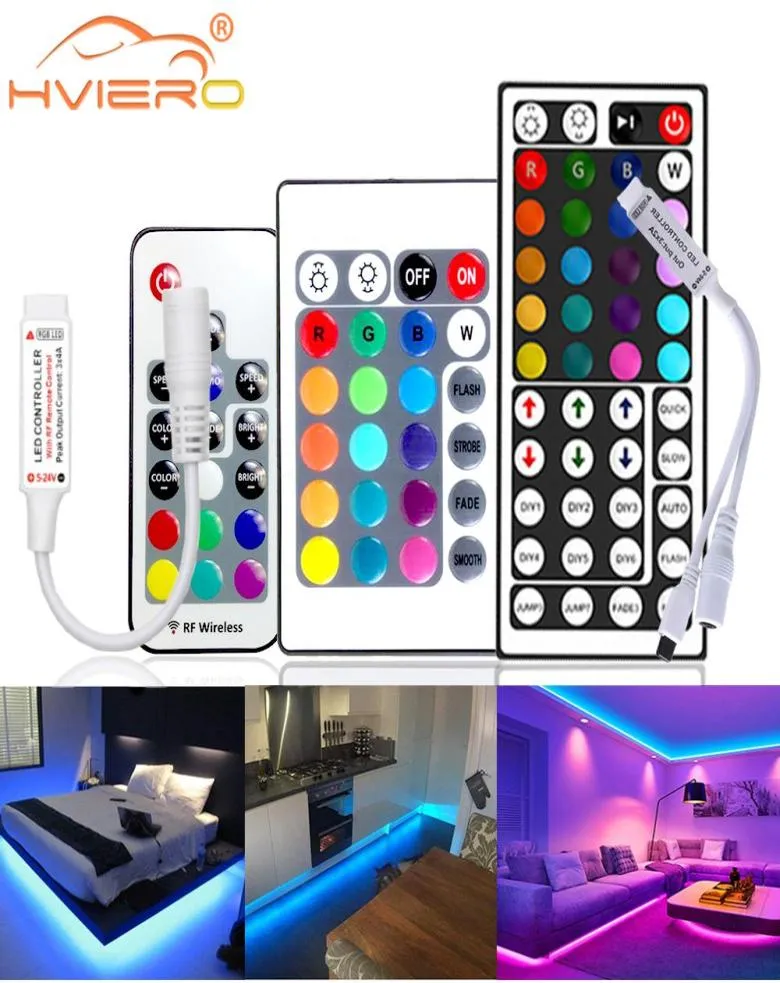 Led Controller 17key 24key 44key IR RGB Controler LEDs Lichter Controller Fernbedienung Dimmer DC12V Für RGBs 3528 5050 Streifen4268033