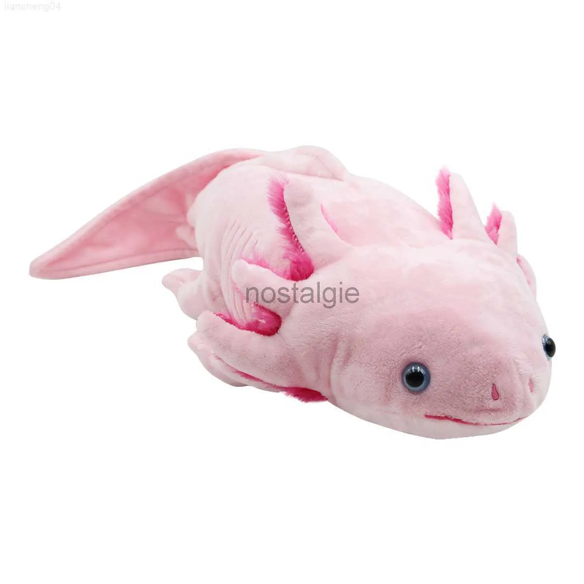 Dieren Simulatie Axolotl Knuffel Dier Vis Cynops Zacht Gevuld Kussen Pop Voor Kinderen Verjaardag 50 CM L230707 240307