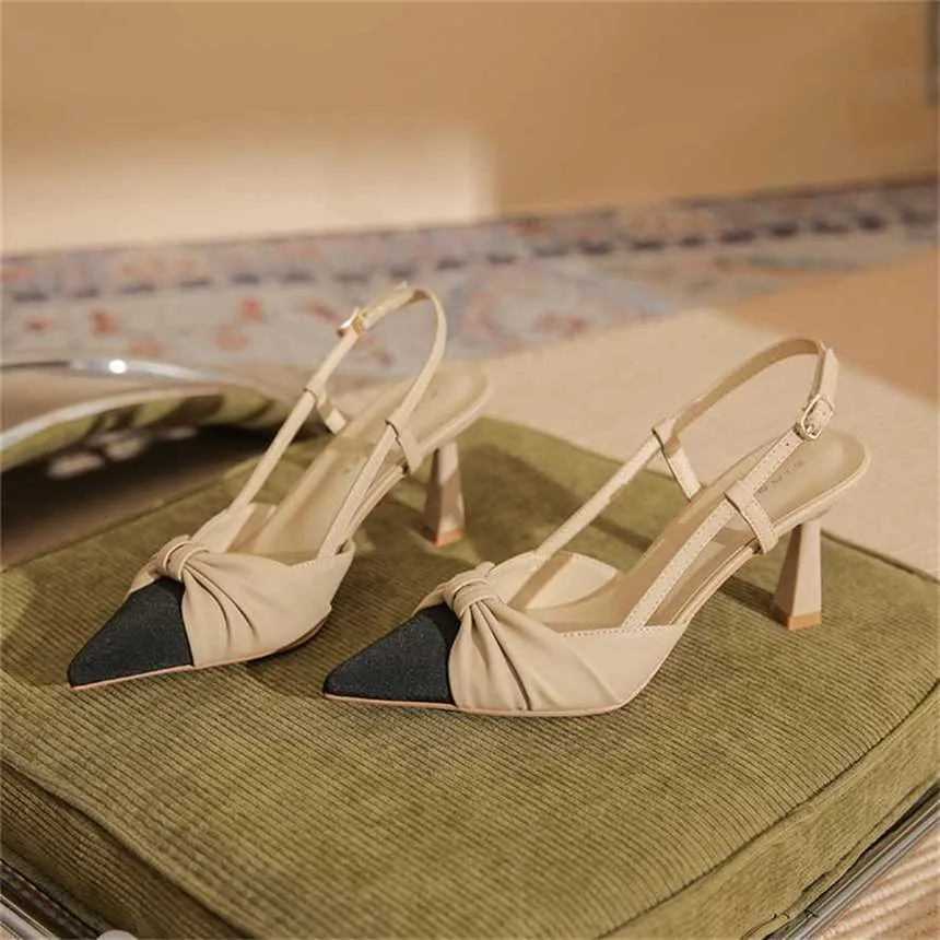 Hete hoge hakken Sandles dames stiletto schoenen slanke zomer sandaal sandaal baotou sandalen flip flop 240228