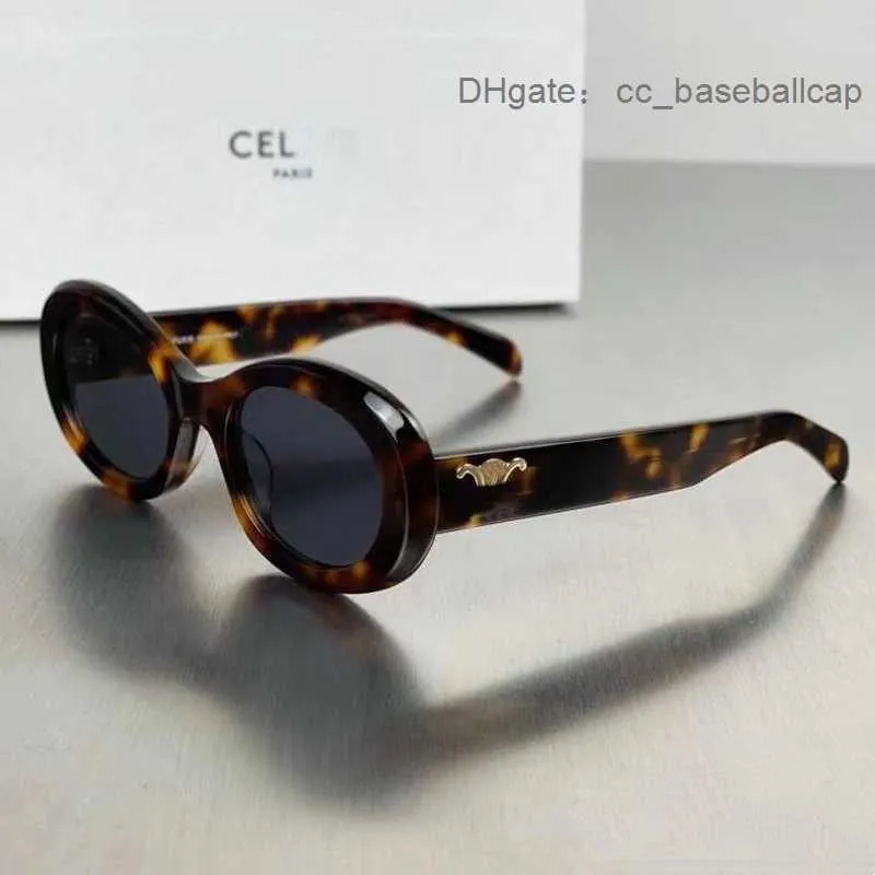 CL marca de luxo designer óculos de sol retro gatos olho para mulheres ces arco do triunfo oval moda francesa óculos de sol acessórios caixa original embalagem asz2