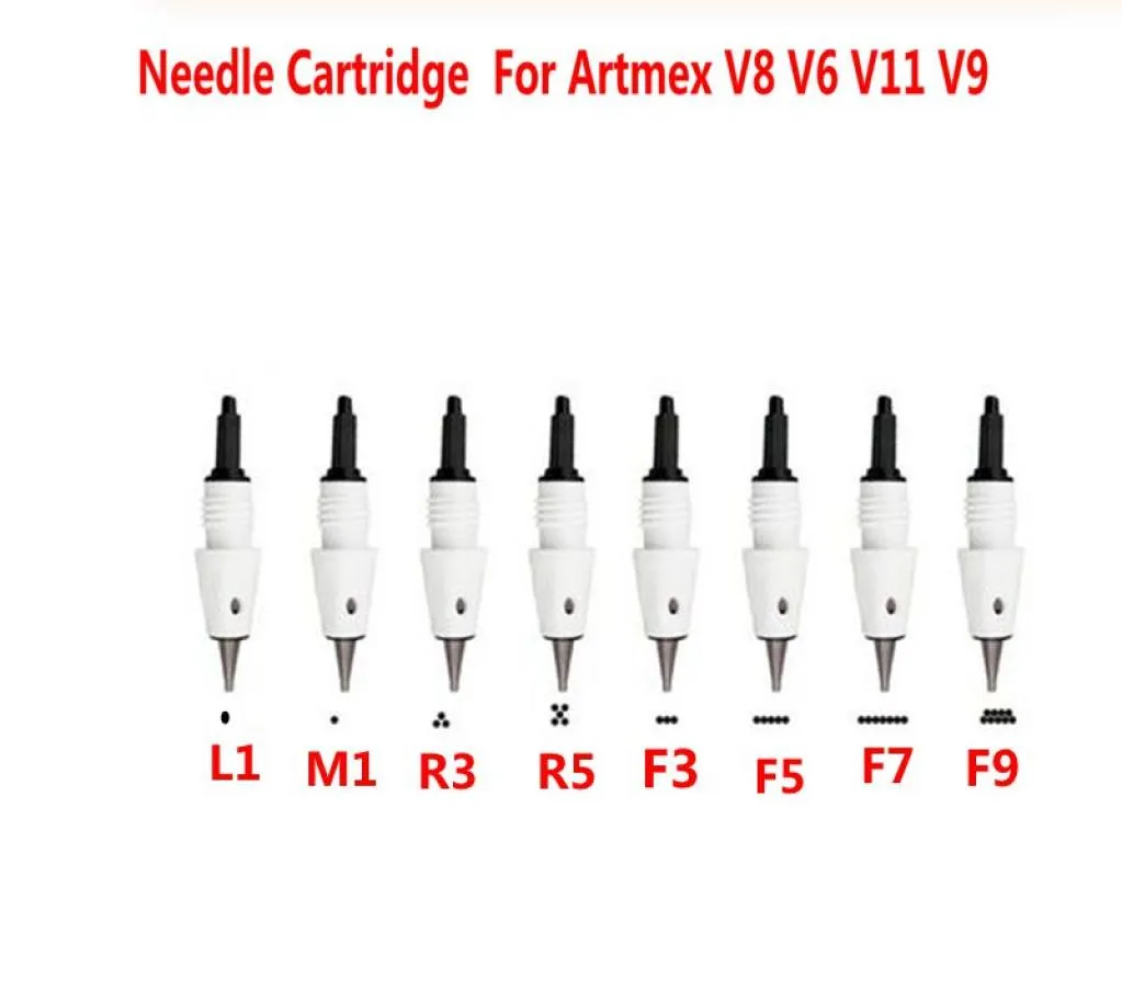 Cartouche de micro-aiguilles pour machine de maquillage permanente Artmex V8 V6 V11 V9, aiguille de tatouage, stylo Derma MTS PMU, soins de la peau 9124525