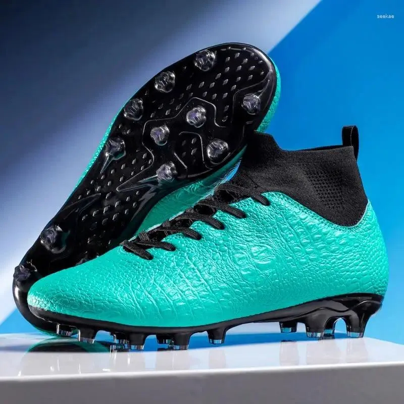 Amerikaanse voetbalschoenen herenlaarzen effen kleur lange spikes voetbal kinderen ademende sneakers antislip trainingsschoenen