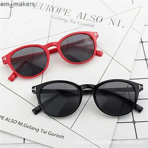 Okrągłe okulary przeciwsłoneczne w kształcie litery T 2023 Nowe okulary przeciwsłoneczne modne
