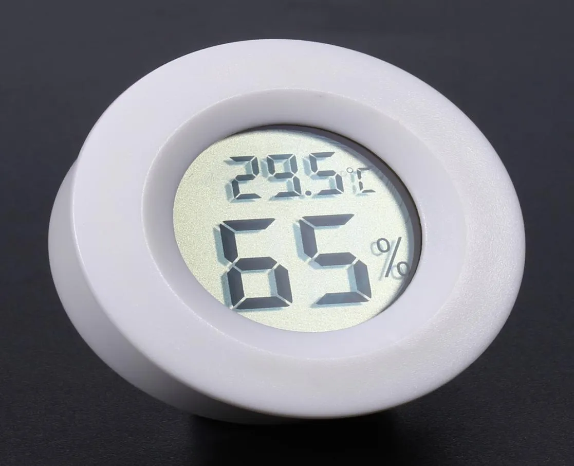 Mini LCD numérique rond thermomètre hygromètre portable réfrigérateur température humidité mètre zer testeur détecteur 50110 degrés9338740