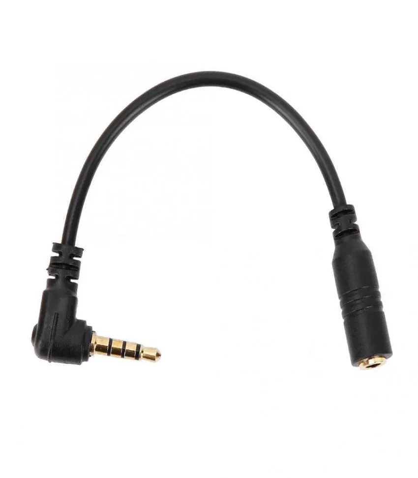 Connecteur adaptateur 35mm TRS vers TRRS, câble convertisseur 3 pôles TRS femelle vers 4 pôles TRRS mâle pour accessoires de Microphone 6468088