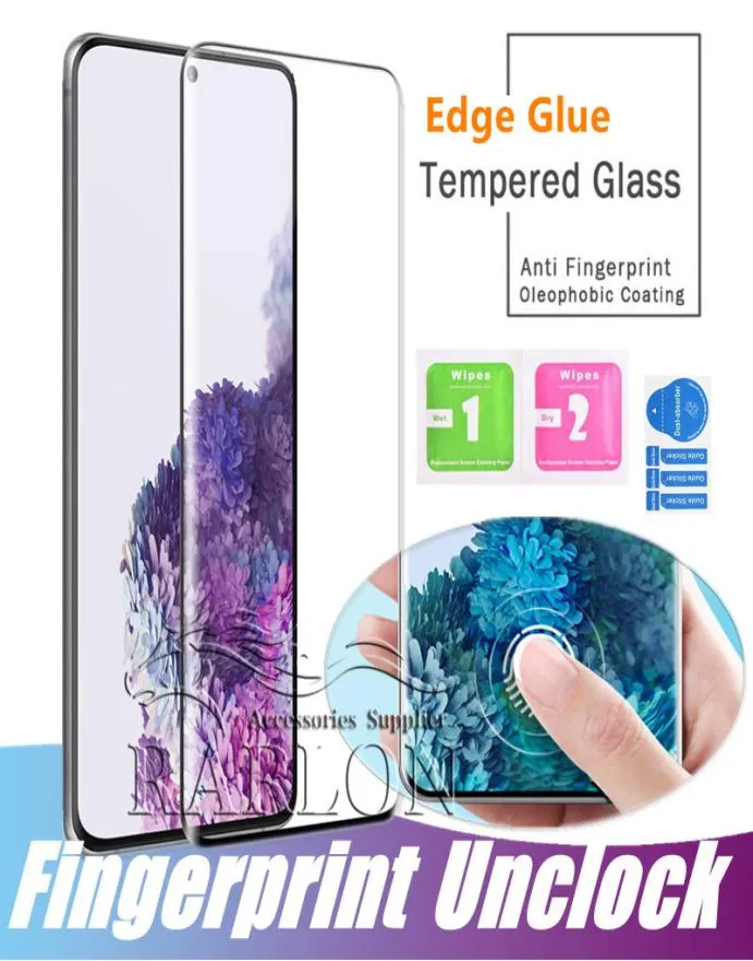 Protetor de tela de vidro temperado 3D curvo amigável com filme de cola de borda para Samsung Galaxy S23 Ultra S22 S22Plus S21 S20 S10 P5305852