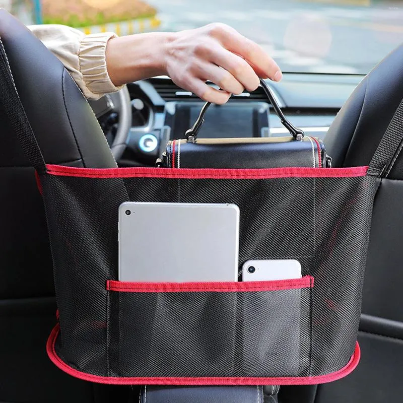 Organizador de carro Net Bolso Bolsa Titular Assento Armazenamento Bolsa Grande Capacidade para Bolsa Telefone