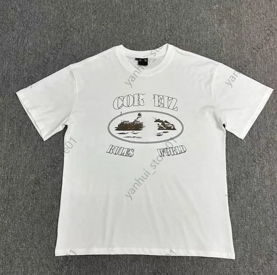 LOHEN HALF SLEEVE T-SHIRT ホワイト Merz B. Schwanen 206 Button Facing Shirt 1/1 Sleeve White