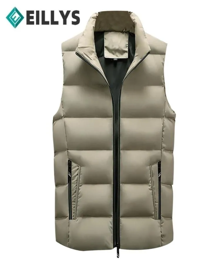 Mens Down Parkas Men Autumn Winter Warme Sleeveless Jackets Men Vest Jackrock Man Vest Coat Homme kläder 4xl 5xl Male Casual W3093630