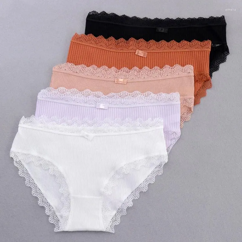 Women's Panties 2024 Cotton Sexy Lace Lingerie For Female Soft Underwear Girls Breathable Ladies Underpants Briefs 1PC M-XL